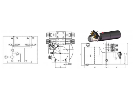 Double-Acting Hydraulic Power Unit