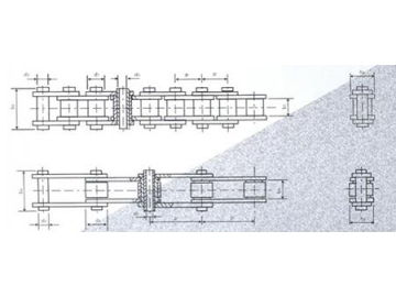 Hollow Bearing Pin Chain