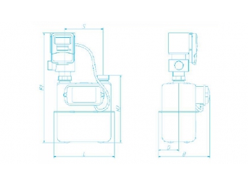 Industrial IC-Card Prepaid Gas Meter with External Valve