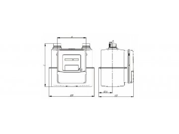 Compact IOT Smart Gas Meter