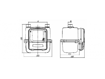 Compact IOT Smart Gas Meter