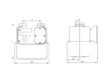 Atmos® - NFC/GPRS / NB-IoT Smart Diaphragm Gas Meter