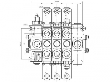 TDV20  Sectional Multi-Way Valve