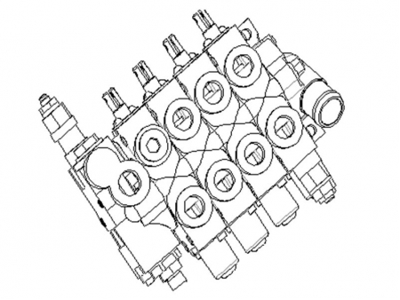 CDB2-F15  Sectional Directional Control Valve