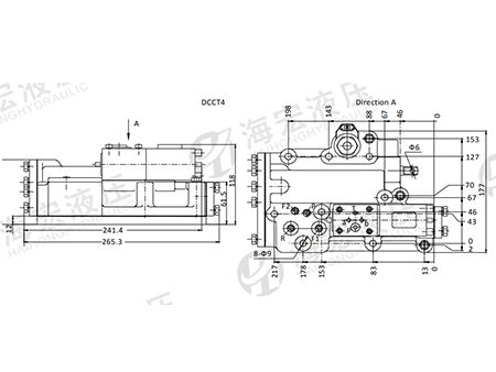 DCCT4/5/6  Forklift Electro-Hydraulic Variable Transmission Control Valve