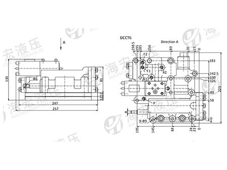 DCCT4/5/6  Forklift Electro-Hydraulic Variable Transmission Control Valve