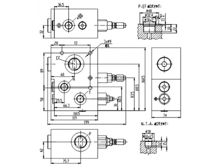 PDF15-00  Accumulator Charging Valve