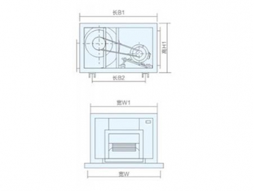 HTFC Square ​Inline Duct Blower