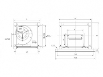 QDBF ​Centrifugal Fan with External Rotor