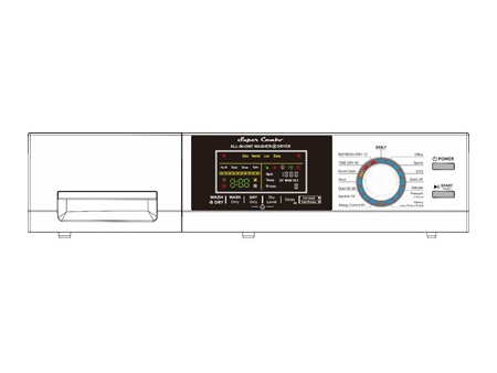 8KG Front Load Washer, High Efficiency Front-load Washing Machine with Dryer, 8 KG