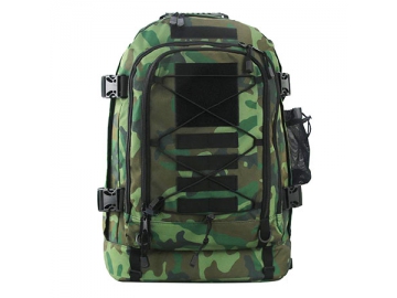 CBB2368-1 Military Hiking Backpack, 37x30x53cm Polyester Camo Tactical Backpack