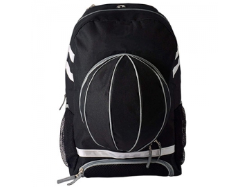 CBB5809-1 Sports Backpack with Ball Holder, 46 X 34 X 25 cm Polyester Sport Backpack for Soccer