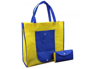 CBB2492-1 Foldable Nonwoven Fabric Tote Bags, 38*42 cm Reusable Shopping Tote Bag