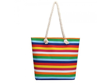 CBB3532-1 Canvas Beach Tote Bag, Beach Tote with Rope Handle