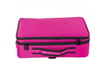 CBB2752-1 Polyester Makeup Organizer Bag, Multifunction Cosmetic Bag with EVA Divider