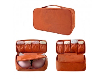 CBB0661 Nylon Travel Organizer Underwear Bag, Double Layer Packing Bag