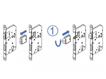 MG1811 Push Pull Mortise Lock