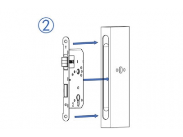 MG1811 Push Pull Mortise Lock