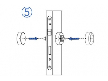 MG1811 Push Pull Mortise Lock