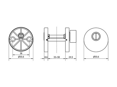 MG1813 Push Pull Mortise Lock