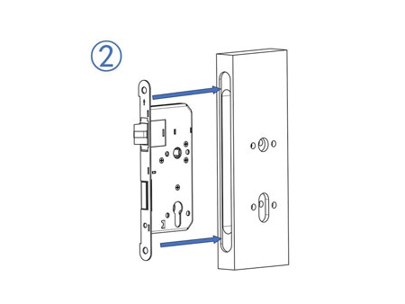 MG1813 Push Pull Mortise Lock