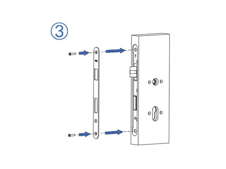 MG1813 Push Pull Mortise Lock