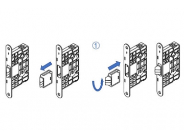 MG3811 Push Pull Mortise Lock