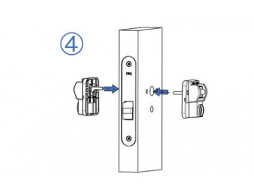 MG3811 Push Pull Mortise Lock