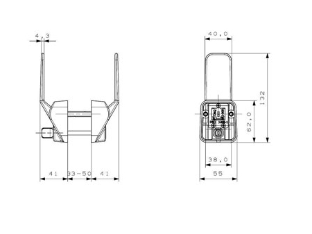 MG3813 Push Pull Mortise Lock