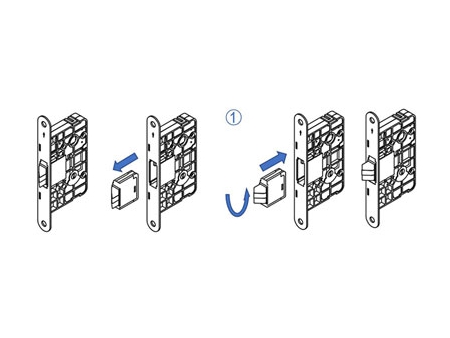 MG3813 Push Pull Mortise Lock