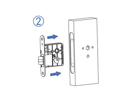 MG3813 Push Pull Mortise Lock