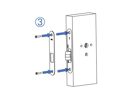 MG3814 Push Pull Mortise Lock