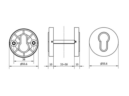 MG1814 Push Pull Mortise Lock