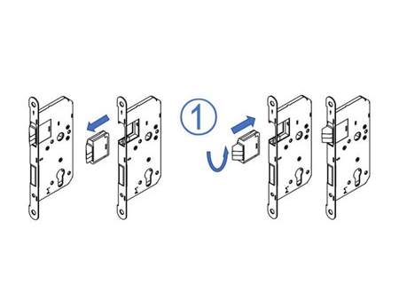 MG1814 Push Pull Mortise Lock