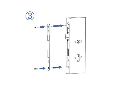 MG1814 Push Pull Mortise Lock