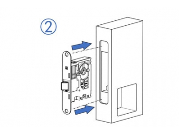 MG4811 Push Pull Mortise Lock