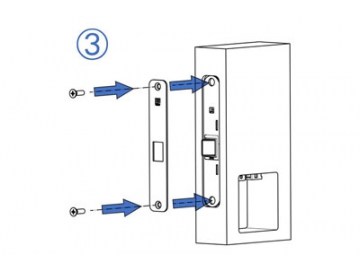 MG4811 Push Pull Mortise Lock