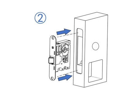 MG4812 Push Pull Mortise Lock