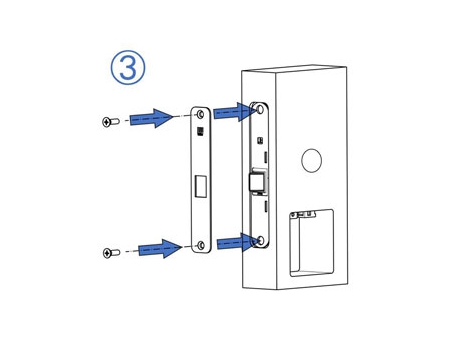 MG4812 Push Pull Mortise Lock