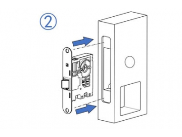 MG4813 Push Pull Mortise Lock