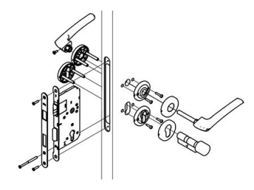 MG1624 Mortise Lever Lock