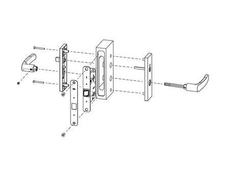 MPD1612 Mortise Lever Lock