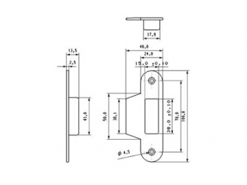 MPD1613 Mortise Lever Lock