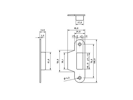 MPD1614 Mortise Lever Lock