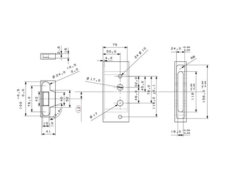 MPD1614 Mortise Lever Lock