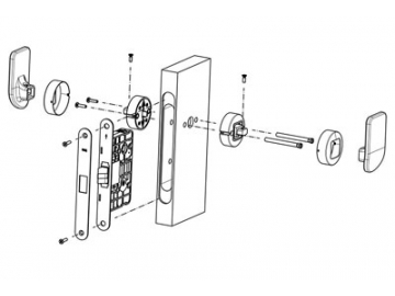 MG2811 Push Pull Mortise Lock