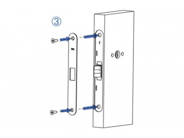 MG2811 Push Pull Mortise Lock