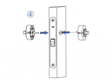 MG2811 Push Pull Mortise Lock