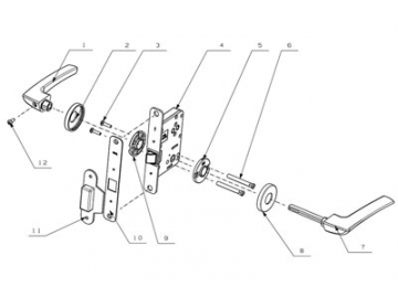 MPF1611 Door Handle Lock