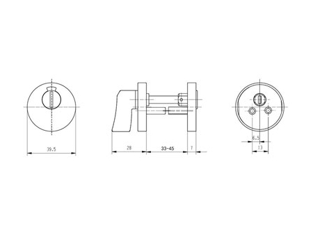 MPF1612 Door Handle Lock